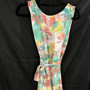 Evan Picone Black Label Floral Dress